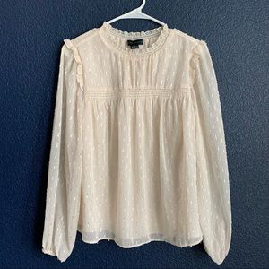 Sanctuary size XS off white/cream long sleeve blouse